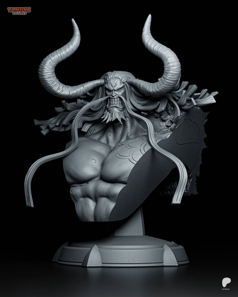 Kaido Resin Statue & Bust - Bust view 1