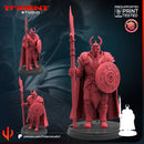 Asgardian Spear Knight Marvel MCP-compatible 40mm resin proxy miniature by Trident Miniatures - product image 1