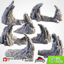 Rocky Planet 3D printed terrain view 1