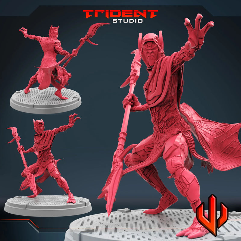 Corvus Glaive Marvel MCP-compatible 40mm resin proxy miniature by Trident Miniatures - product image 1