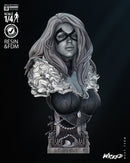Black Cat Bust resin bust kit view 1