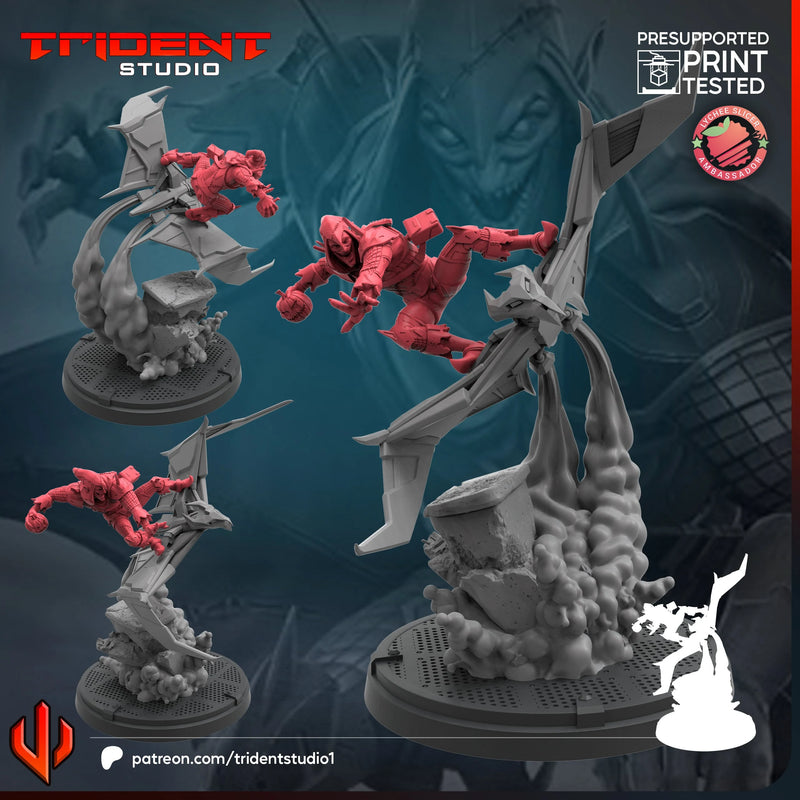 Hobgoblin Marvel MCP-compatible 40mm resin proxy miniature by Trident Miniatures - product image 1