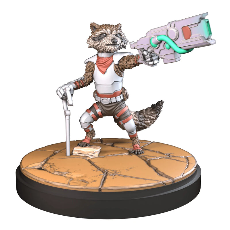 Old Rocket Raccoon Marvel MCP-compatible resin miniature by C27 Studios - product image 1