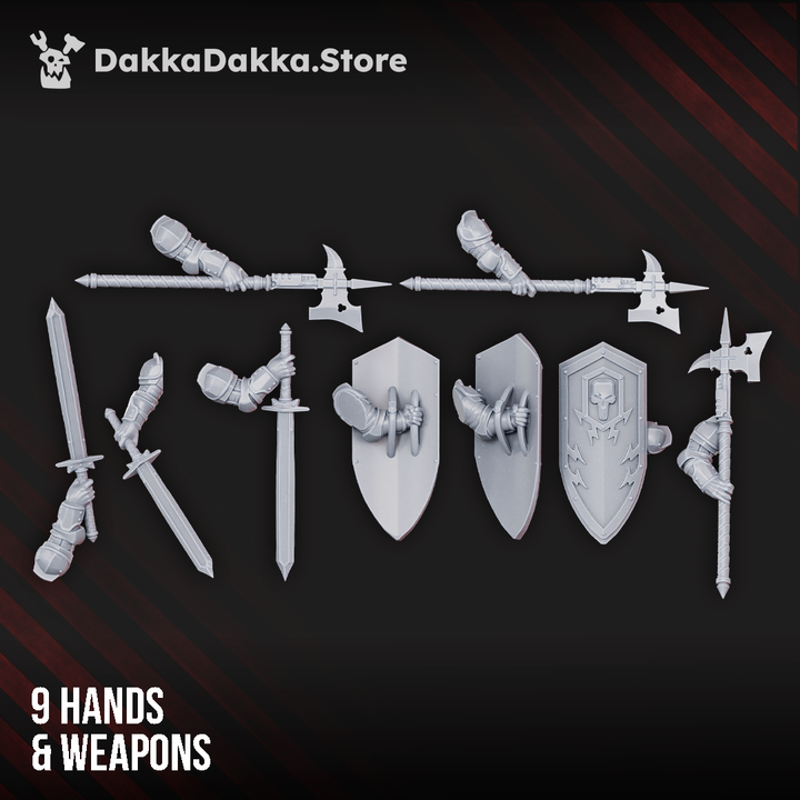 Dawnguard Sunlight Crusaders x3 - DakkaDakka Resin Miniature Squad - image 1