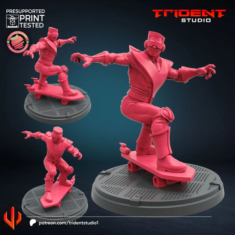 Rocket Racer Marvel MCP-compatible 40mm resin proxy miniature by Trident Miniatures - product image 1