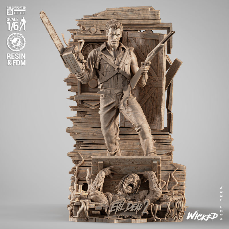 Ash Sculpture resin statue kit view 1