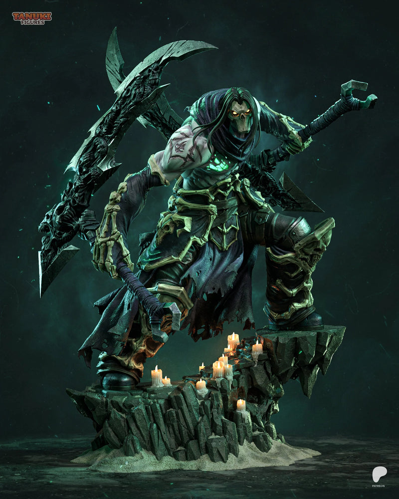 Death Resin Statue & Bust - Full Size view 1
