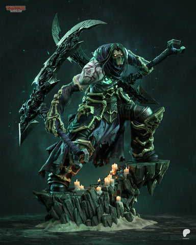 Death Resin Statue & Bust - Full Size view 1