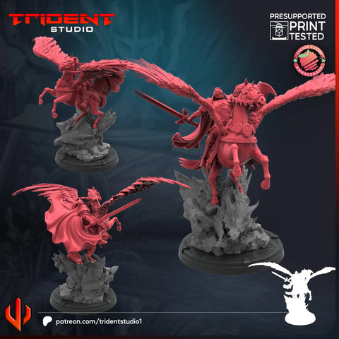 Black Knight Marvel MCP-compatible 40mm resin proxy miniature by Trident Miniatures - product image 1
