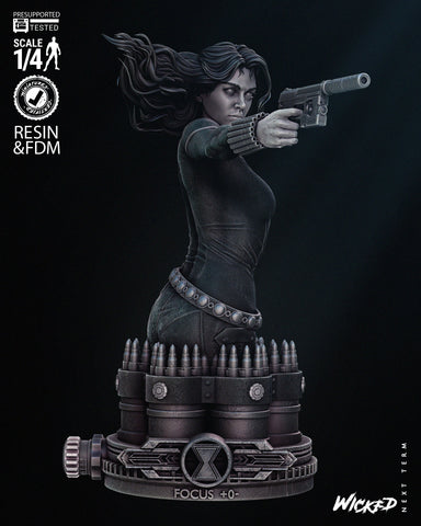 Black Widow 2024 Bust resin bust kit view 1