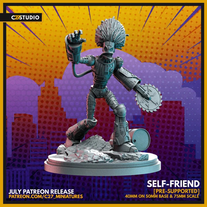 Warlock Marvel MCP-compatible resin miniature by C27 Studios - product image 1