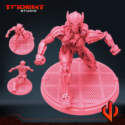 Ultron Drone Multiverse - Sculpt B Marvel MCP-compatible 40mm resin proxy miniature by Trident Miniatures - product image 1