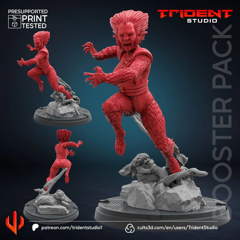 Wolfsbane Marvel MCP-compatible 40mm resin proxy miniature by Trident Miniatures - product image 1