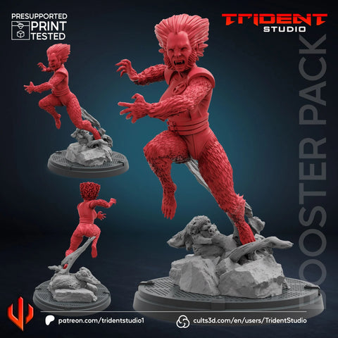 Wolfsbane Marvel MCP-compatible 40mm resin proxy miniature by Trident Miniatures - product image 1