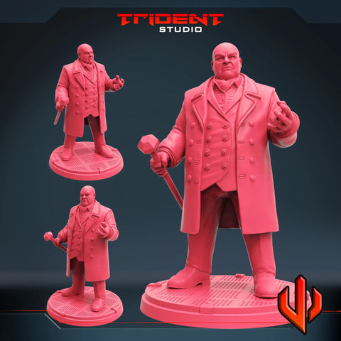 Kingpin - Sculpt C Marvel MCP-compatible 40mm resin proxy miniature by Trident Miniatures - product image 1