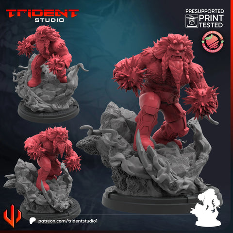 Blastaar Marvel MCP-compatible 40mm resin proxy miniature by Trident Miniatures - product image 1