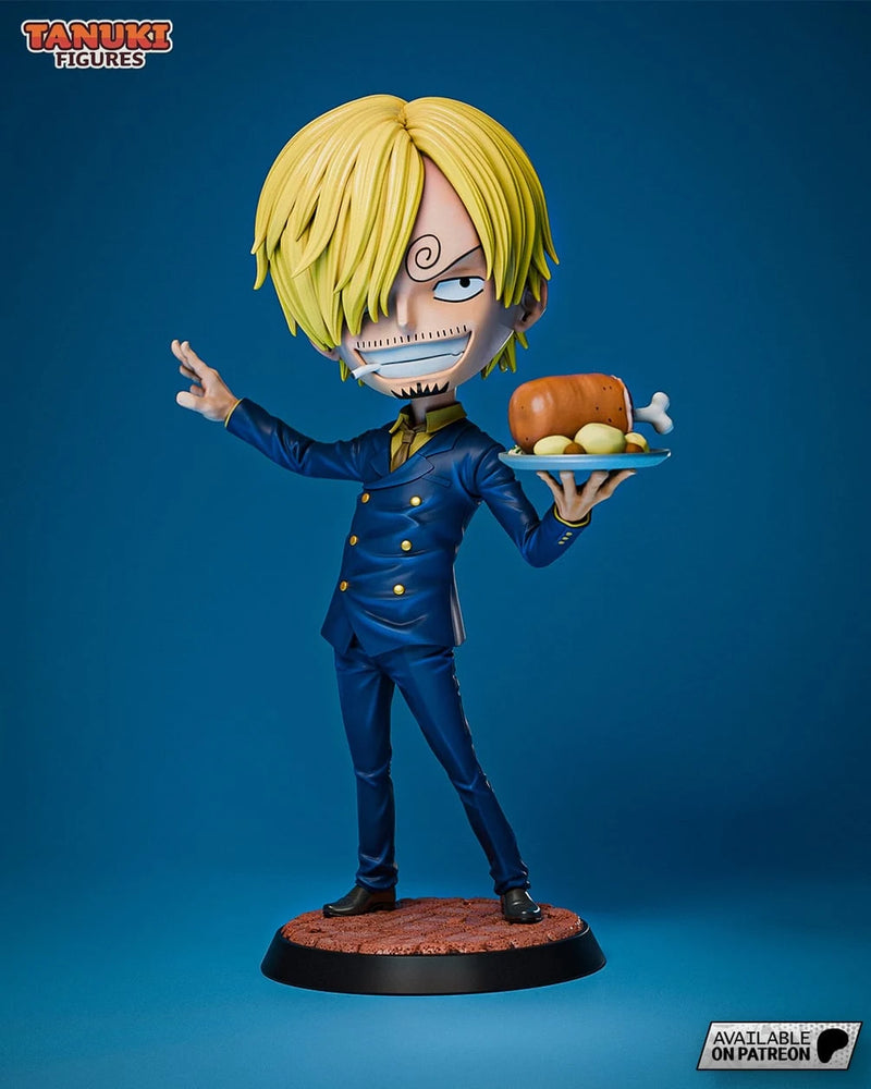 Sanji Chibi Resin Figure - Chibi view 1