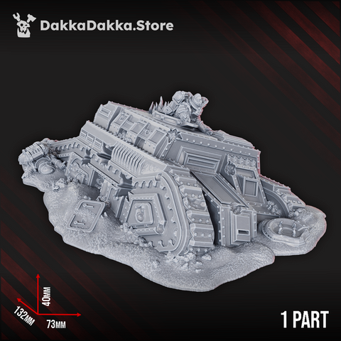 Wrecked Vehicle Terrain - DakkaDakka Wargaming Terrain Kit - image 1