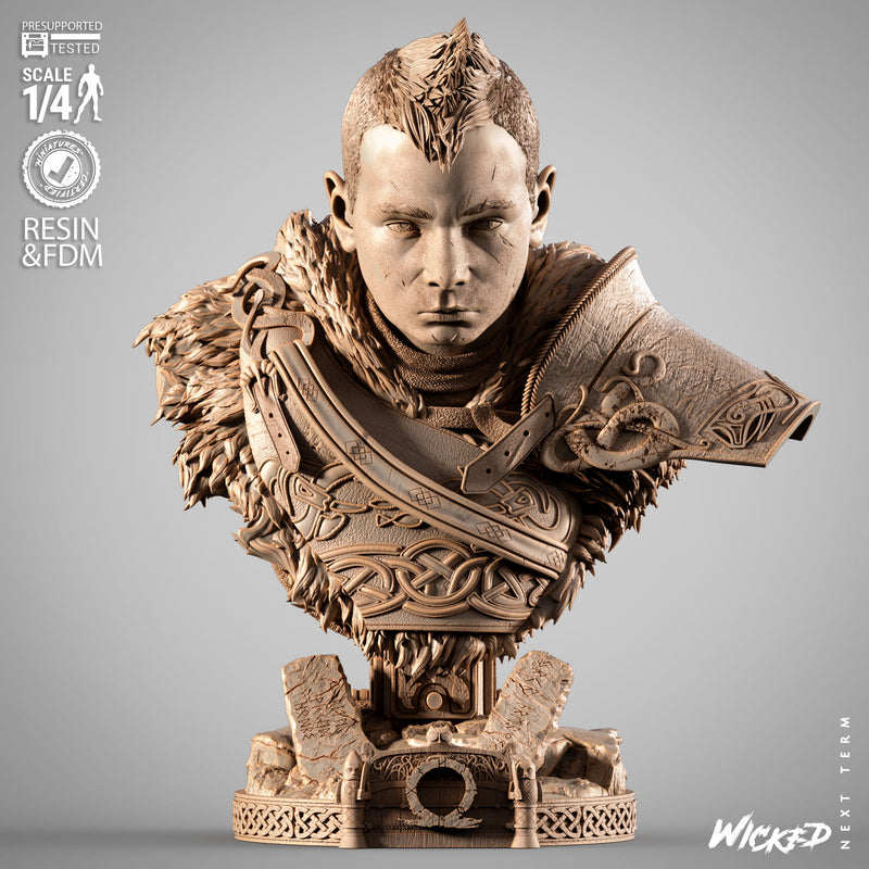 Atreus Portrait Bust resin bust kit view 1