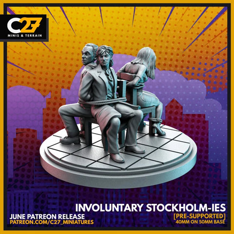Hostages Marvel MCP-compatible resin miniature by C27 Studios - product image 1