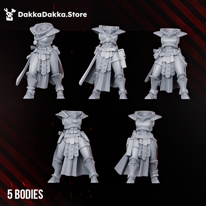 Legio Artemis Eruptrix Squad Build Kit - DakkaDakka Resin Build Kit - image 1