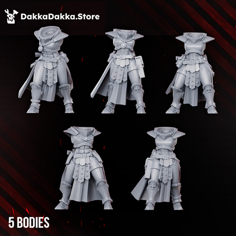 Legio Artemis Eruptrix Squad Build Kit - DakkaDakka Resin Build Kit - image 1