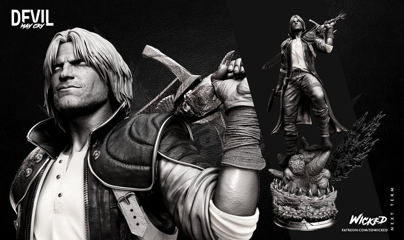 Dante Sculpture resin statue kit view 1