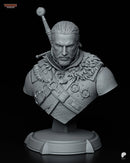 Geralt Resin Statue & Bust - Bust view 1
