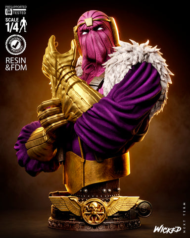 Baron Portrait Bust resin bust kit view 1