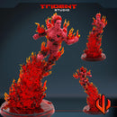 Human Torch Marvel MCP-compatible 40mm resin proxy miniature by Trident Miniatures - product image 1