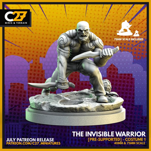 Drax Marvel MCP-compatible resin miniature by C27 Studios - product image 1