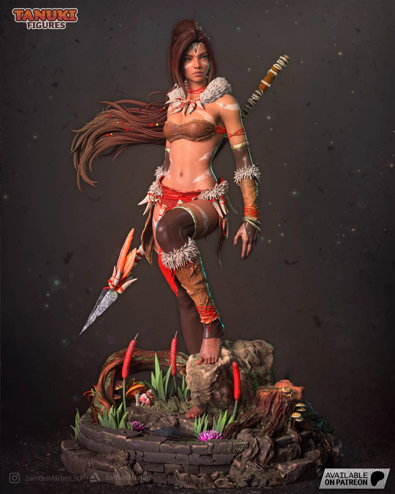 Nidalee Resin Statue & Bust - Full Size view 1