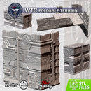WTC Foldable Necromatons Set 3D printed terrain view 1