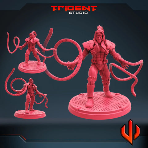 Omega Red - Sculpt B Marvel MCP-compatible 40mm resin proxy miniature by Trident Miniatures - product image 1