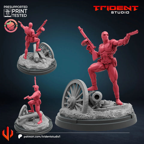 Union Jack Marvel MCP-compatible 40mm resin proxy miniature by Trident Miniatures - product image 1
