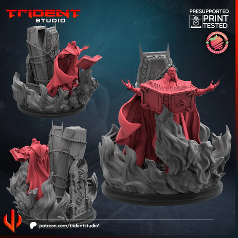 Dracula Rivals Marvel MCP-compatible 40mm resin proxy miniature by Trident Miniatures - product image 1