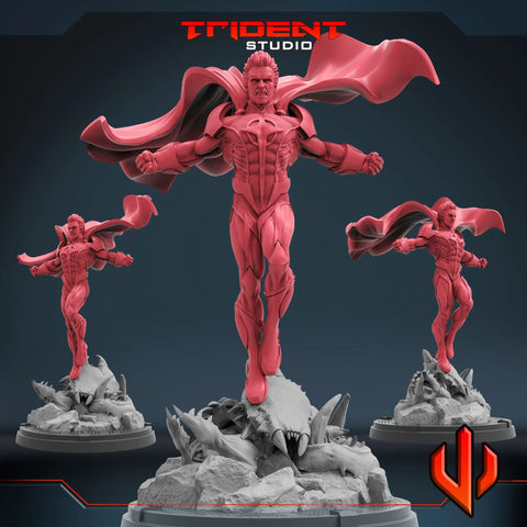 Quasar Marvel MCP-compatible 40mm resin proxy miniature by Trident Miniatures - product image 1