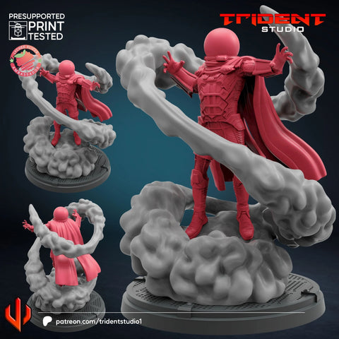 Mysterio Marvel MCP-compatible 40mm resin proxy miniature by Trident Miniatures - product image 1