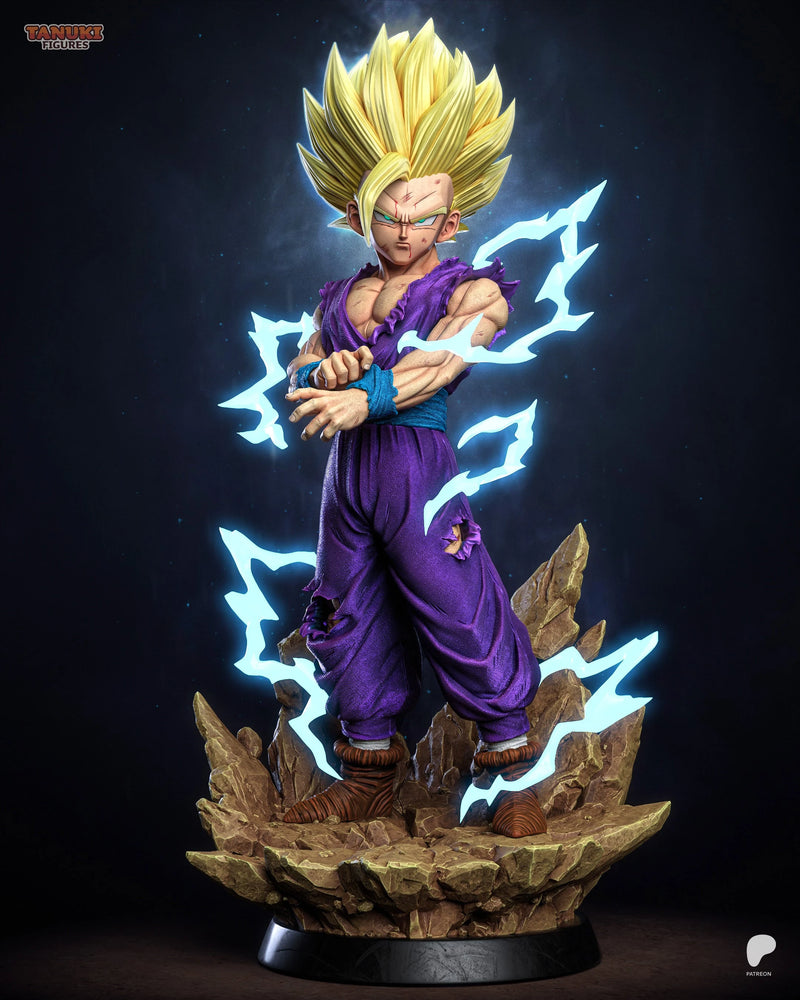 Gohan SSJ2 Resin Statue & Bust - Full Size view 1