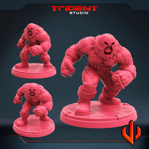 Juggernaut - Sculpt B Marvel MCP-compatible 40mm resin proxy miniature by Trident Miniatures - product image 1