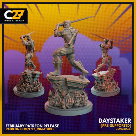 Blade Marvel MCP-compatible resin miniature by C27 Studios - product image 1