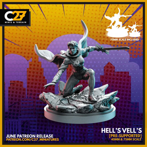 Phylla-Vell Marvel MCP-compatible resin miniature by C27 Studios - product image 1