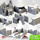 Abandoned Town 3D printed terrain view 1