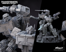 DIORAMA BASE + Optimus Sculpture + Megatron Sculpture resin diorama kit view 1