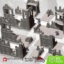 City Ruins (old GW) 3D printed terrain view 1