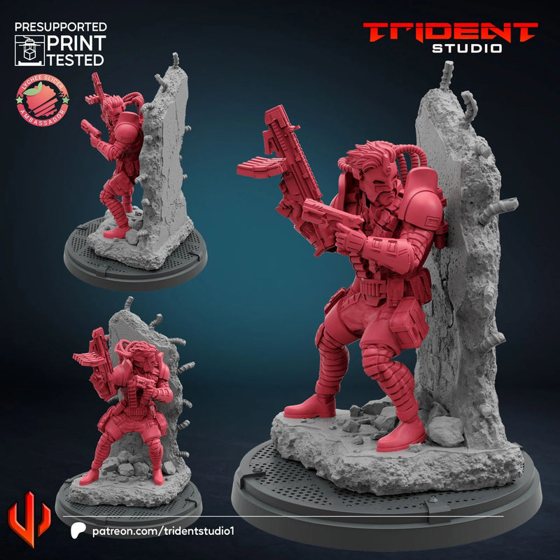 Maverick Marvel MCP-compatible 40mm resin proxy miniature by Trident Miniatures - product image 1