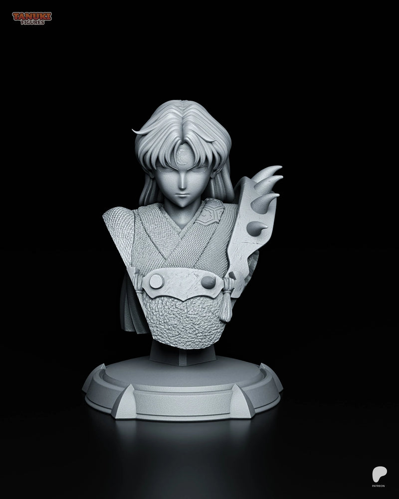 Sesshomaru Resin Statue & Bust - Bust view 1
