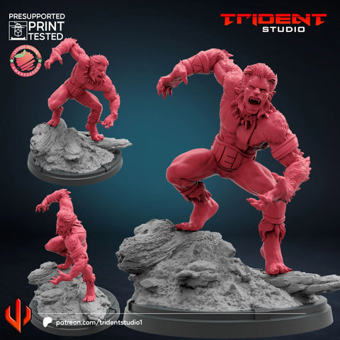 Puma Marvel MCP-compatible 40mm resin proxy miniature by Trident Miniatures - product image 1