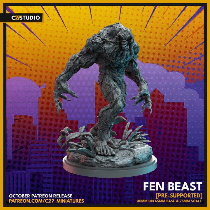 Man-Thing Marvel MCP-compatible resin miniature by C27 Studios - product image 1