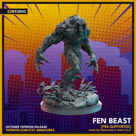 Man-Thing Marvel MCP-compatible resin miniature by C27 Studios - product image 1